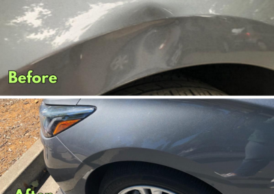 Before and After PDR, Dent Repair
